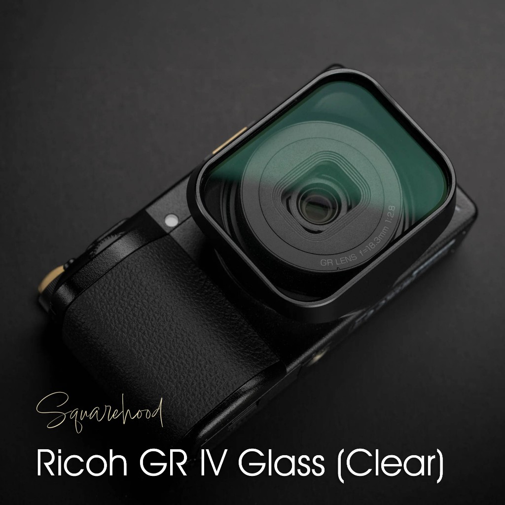 Squarehood Ricoh GRIV Glass Clear เลนส์ฮูด Ricoh GR4