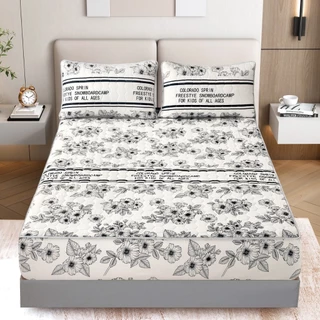 ผ้าปู ลายน่ารัก พร้อมส่ง ผ้าปูเสริมใยหนานุ่ม ผ้าปู+ปลอกหมอน