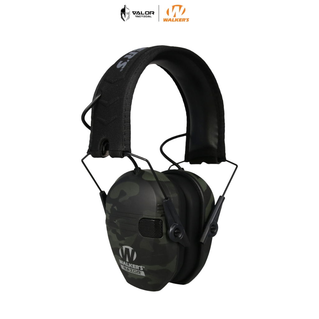 Walker's - Razor Slim Electronic Muffs หูฟังครอบหู ตัดเสียงรบกวน ลำโพง Full HD ไมโครโฟนรอบทิศ