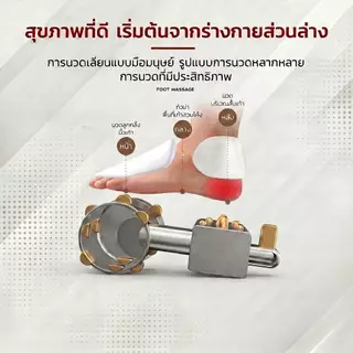 XUTI เครื่องนวดเท้าอัตโนมัติ นวดบีบคลึงเสมือนมือคน ปรับแรงนวดได้ 3 ระดับ มาพร้อมฟังก์ชันประคบร้อน