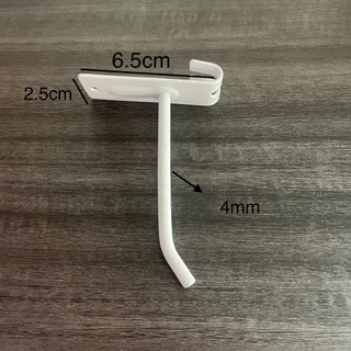 ตะขอแขวนตะแกรง Pegboard Hook 10/15/20/25cm แบบหนา แข็งแรง รับน้ำหนักดี กันสนิม สำหรับแขวนสินค้า แพ็ค10ชิ้น