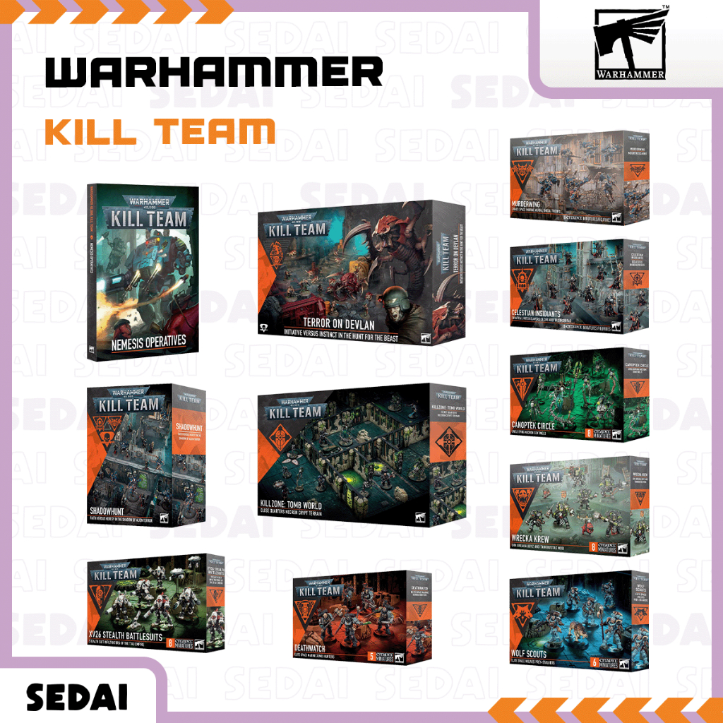 [ ส่งฟรี 🔥 ] Warhammer 40,000 บอร์ดเกม โมเดลขนาดจิ๋ว Kill Team เกมส์ เกมกระดาน