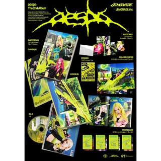 [พร้อมส่ง] aespa - 2nd Full Album [LEMONADE] อัลบั้ม LEMONADE/MUTANT/ACID/CAN/WDA/P.O.S