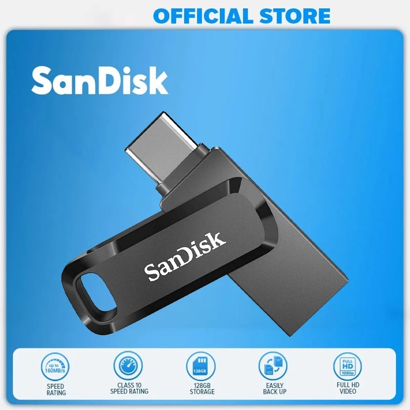 (ส่งด่วน) SANDISK Ultra Dual DriveGo 32GB 64GB 128GB (150MB/s) flashdrive Type C USB 3.2 แฟลชไดร์ฟ โทรศัพท์ แท็บเล็ต OTG