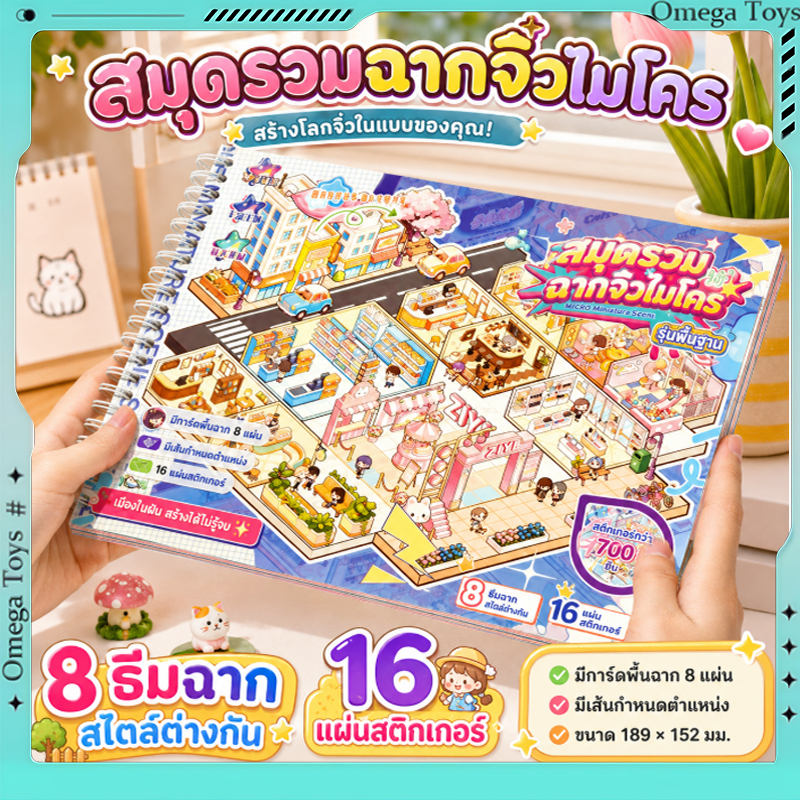 Decompression Lattice ภูมิทัศน์สติกเกอร์คอลเลกชันหนังสือขนาดเล็ก ins เด็ก Decompression ซ้อนตําแหน่ง Cool สติกเกอร์