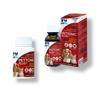 Pettonic Plus อาหารเสริมบำรุงเลือดสุนัขและแมว กลิ่นเนื้อ