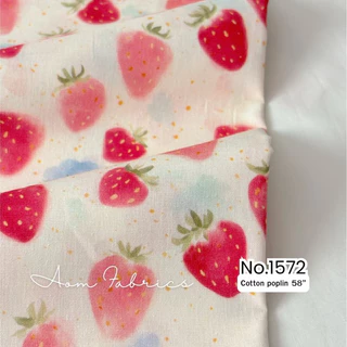 Aom Fabrics🌷No.1570-1572 คอตตอนป๊อปลิน หน้ากว้าง 58 นิ้ว เนื้อดี ใส่สบายมากกก