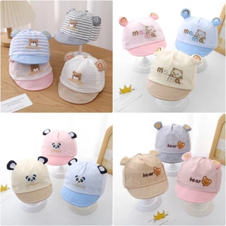 พร้อมส่ง!! หมวกเด็กอ่อน หมวกเด็กเล็กน่ารักๆ สำหรับเด็ก 0-6 เดือน M1