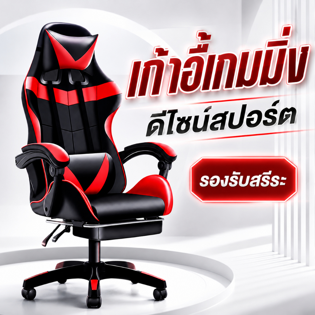 【Peak Go】การ์ตูน เก้าอี้เกมมิ่ง เก้าอี้เล่นเกมลายการ์ตูนใหม่ล่าสุด เก้าอี้เกมส์ สำหรับเล่นคอมทำงาน เก้าอี้