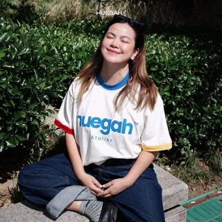 📍พร้อมส่ง 👈 HUEGAH Exclusive Atelier T-shirt เสื้อยืดฮุกกะ ไซซ์ใหญ่