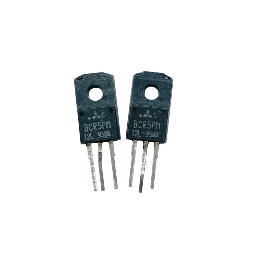 BCR5PM-12 Triac(ไตรแอก) 5A 600V(ราคาต่อ 1ชิ้น) TO-220 มีสินค้าพร้อมส่งในไทย