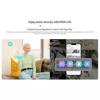 IMOU RANGER DUAL PRO 6MP/10MP กล้องวงจรปิด ภายใน สองเลนส์ในตัวเดียว ภาพสีตลอด24ชม ประกัน 2ปี