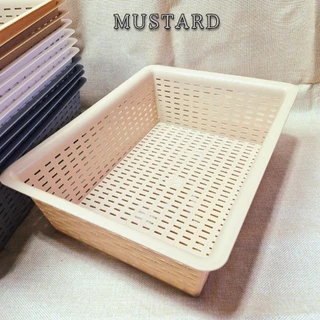 Premium A4 Basket (29.5 ×39 cm.)ตระกร้าA4 กระจาด พลาสติก พรี่เมี่ยม ใหญ่ หนา ทน Made in Thailand พร้อมส่ง