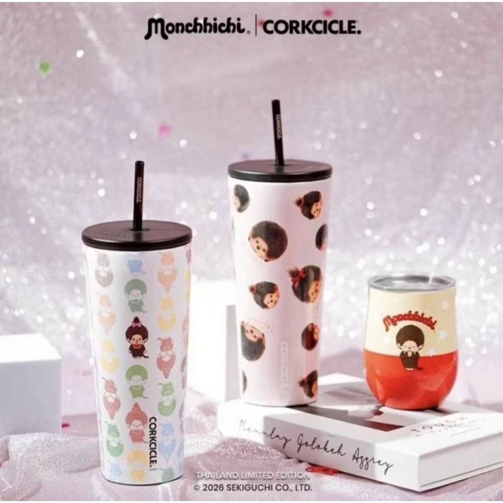 🌟💯🌟Monchhichi X Corkcicle ✨แท้100%✨พร้อมส่ง✨