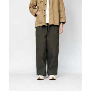 Baggy Pants V.3 | Cotton Premium กางเกงขากระบอกใหญ่ ผ้าคอตตอนเนื้อกำลังดี เอวยืด ขาพับ 2 นิ้ว สไตล์ญี่ปุ่น
