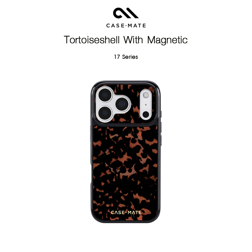 CASE-MATE Tortoiseshell With Magnetic เคสกันกระแทกระดับ3.5เมตรเกรดพรีเมี่ยม เคสสำหรับ iPhone17Pro/17Promax