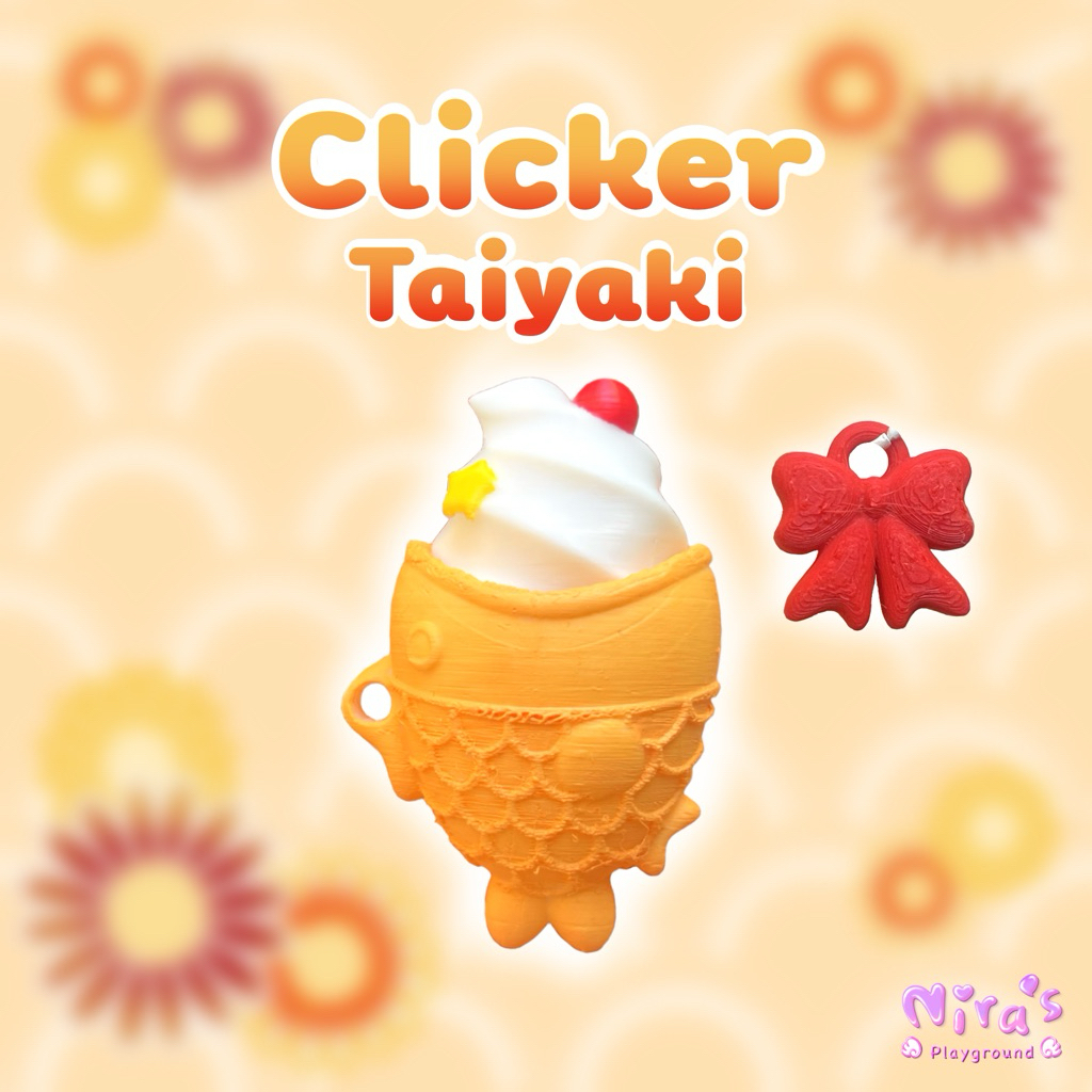 Nira’s • Clicker • Taiyaki ice cream • พวงกุญแจ ของเล่น กดได้