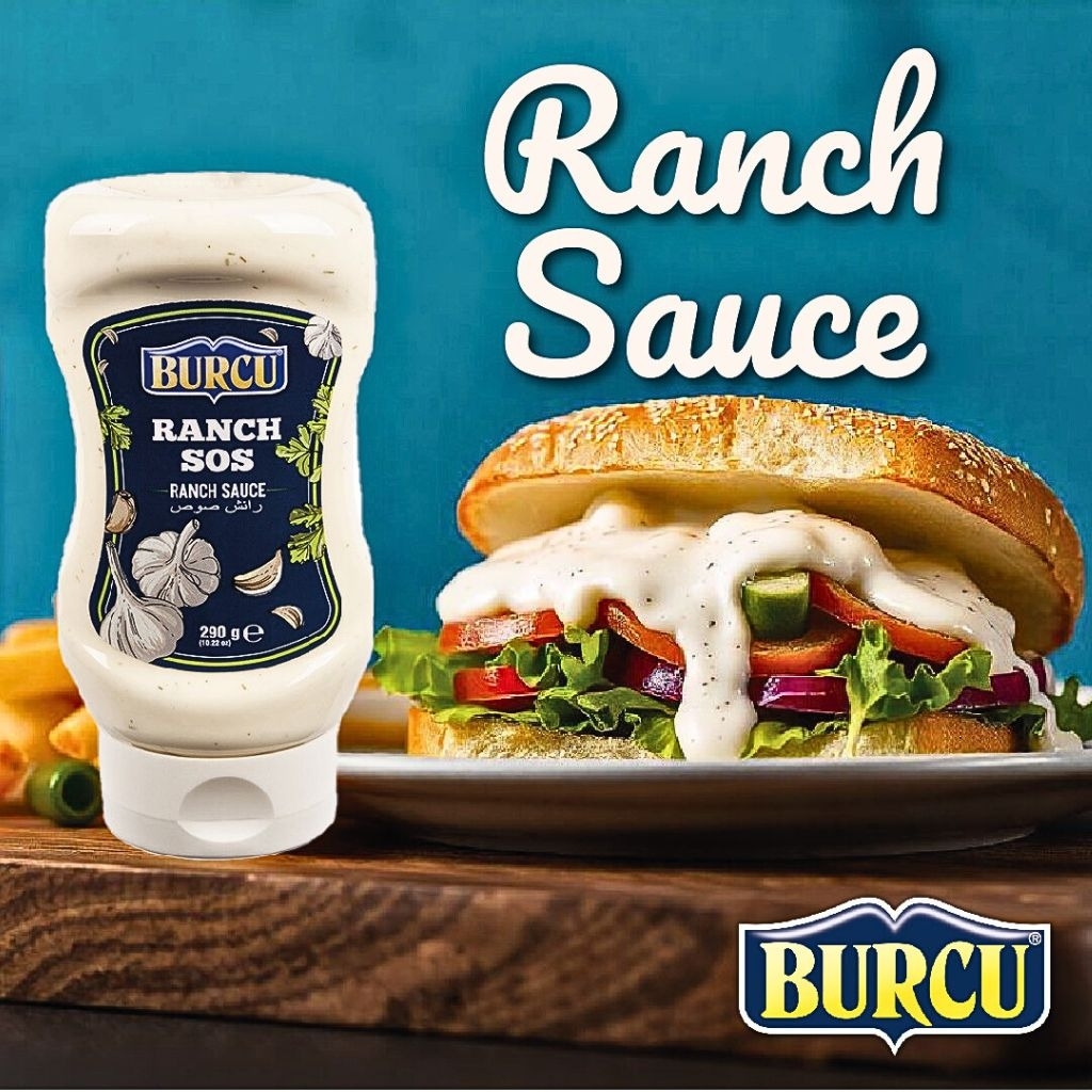 ซอสแรนช์ Burcu Ranch Sauce 290g (Halal Certified)