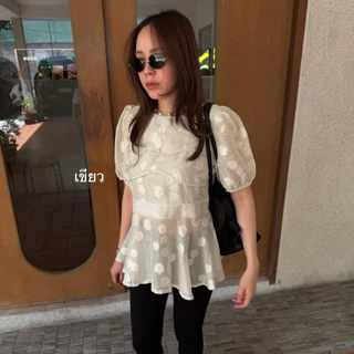 tshop เสื้อ Sheer rose