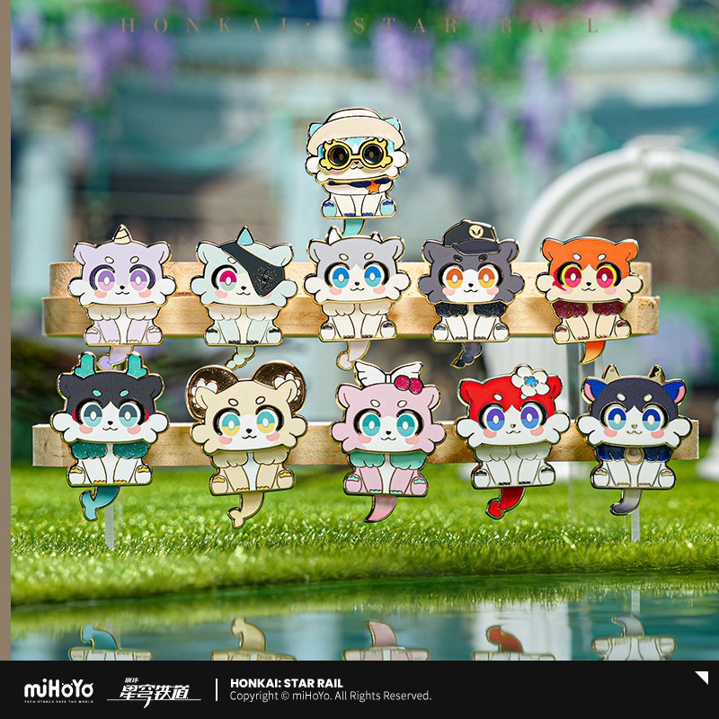 [ พร้อมส่ง / Official ] Honkai Star Rail Awoo Series - Metal Pin ฮงไค สตาร์เรล หมุดโลหะ Chimera Phainon Mydei Castorice