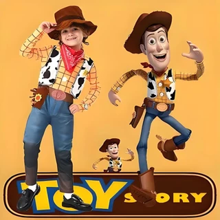 ชุดแฟนซีเด็ก ชุดวู้ดดี้ Woody ชุด Toy Story Cowboy ชุดคาวบอย ชุดคอสเพลย์วู้ดดี้