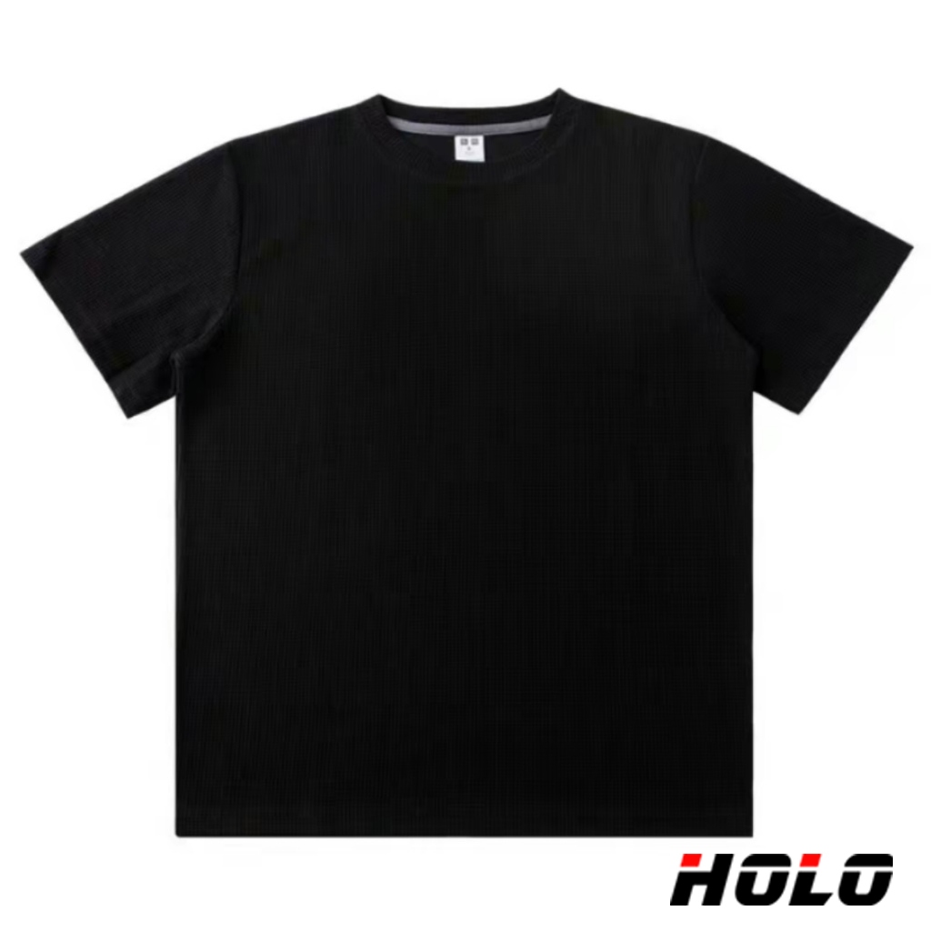 สไตล์แฟชั่นใหม่ๆ ผู้ชาย เสื้อสีดํา tshirt  ใส่สบาย โมเดลพื้นฐาน หลายขนาด
