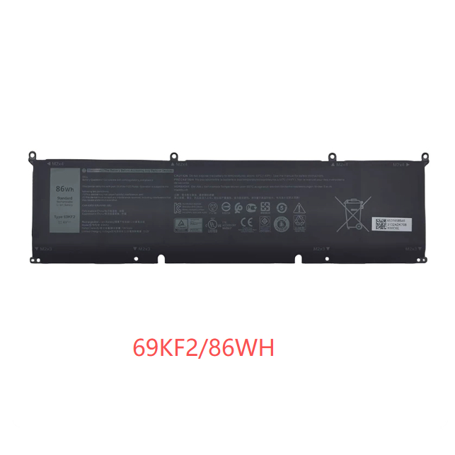 oem เข้ากันได้ ใช้งานได้ 69KF2  Battery for Dell Alienware M15 M17 R3 XPS 15 9500 G7 7500 5550 P100F