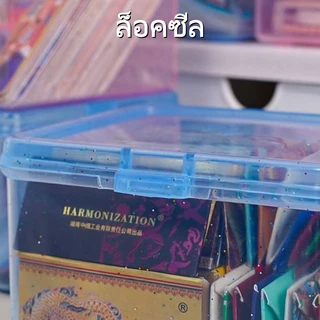 กล่องเก็บการ์ด ที่เก็บการ์ด มีฝาปิดและกันฝุ่น กล่องเก็บของ โปร่งใส Card Photocard Storage Box
