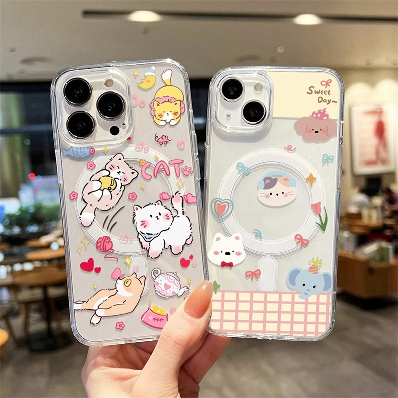 เคสโทรศัพท์แบบแม่เหล็ก for Samsung A07 A17 A55 A37 A57 A16 A06 4G A56 5G A54 A26 A36 5G A15 A35 S24 FE S23 S26 S25 Ultra