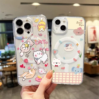 เคสโทรศัพท์แบบแม่เหล็ก for Samsung A07 A17 A55 A37 A57 A16 A06 4G A56 5G A54 A26 A36 5G A15 A35 S24 FE S23 S26 S25 Ultra