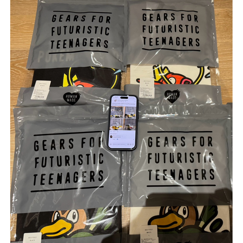 เสื้อ Humanmade Pokemon แท้ ออกshop