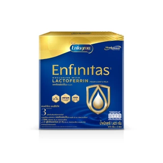 [แพ็ค 2 กล่อง] เอนฟาแล็ค เอนฟินิทัส สูตร3 นมผง รสจืด 1425 กรัม ENFAGROW ENFINITAS 3 PLAIN 1425 G