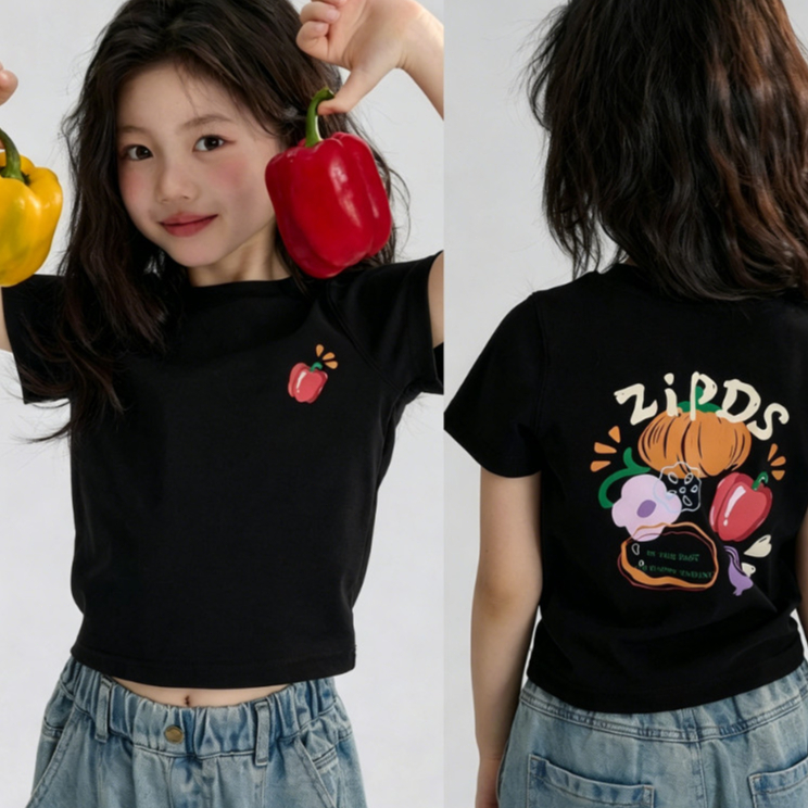 อนิเมะ/ซีรีส์/เสื้อยืดเด็กผู้ชายเด็กผู้หญิง/ดึงดูดสายตาร้อยเปอร์เซ็นต์/เสื้อยืดผ้าฝ้ายคุณภาพดีมาก/ขนาด 90-150