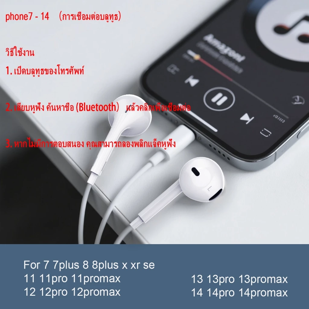 หูฟัง Sanmax Type-C มีไมโครโฟน สำหรับ iPhone 7-17 / Samsung S20-S26 / Android thumbnail 7