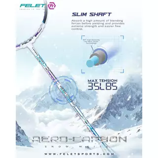 🔥ใหม่ล่าสุด🔥🏸✨ FELET AERO CARBON ✨🏸 🔥 “ไม้ที่ ‘น้องครีม’ บุศนันทน์ เลือกใช้!” 🔥
