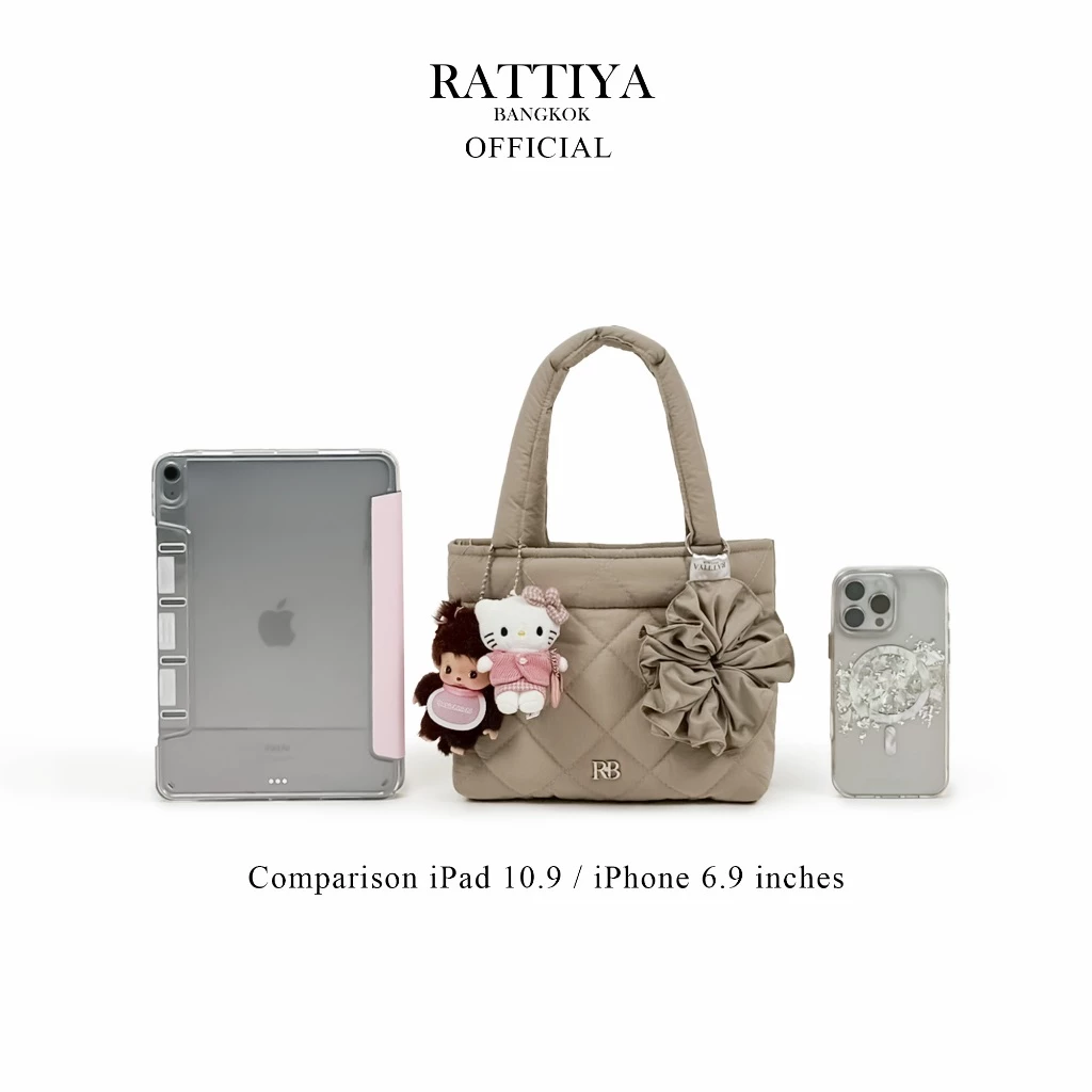 [RATTIYA BANGKOK] Small Chouchou Bag / 5 colors กระเป๋านุ่มนิ่ม น้ำหนักเบา ผ้ากันน้ำ ทรงสวย
