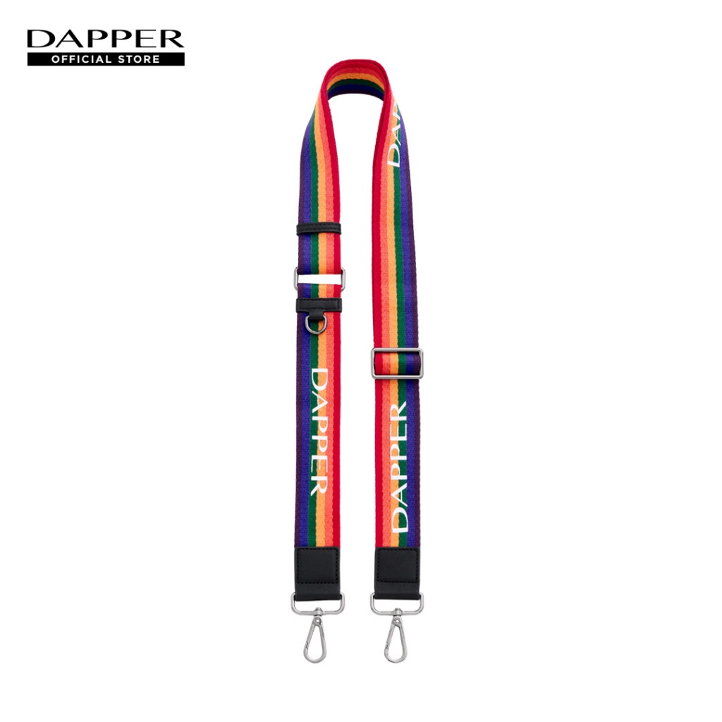 DAPPER สายกระเป๋า DAPPER Pride Strap สีรุ้ง ปรับความยาวได้ (SSB/RB/1001DP3)