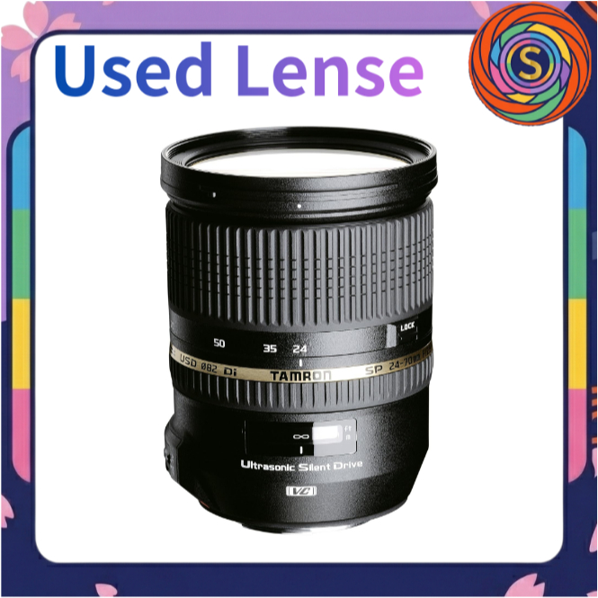 【Secondhand】Tamron SP 24-70mm F2.8 Di VC USD A007N Large Aperture Standard Zoom Lens for Nikon F Ful