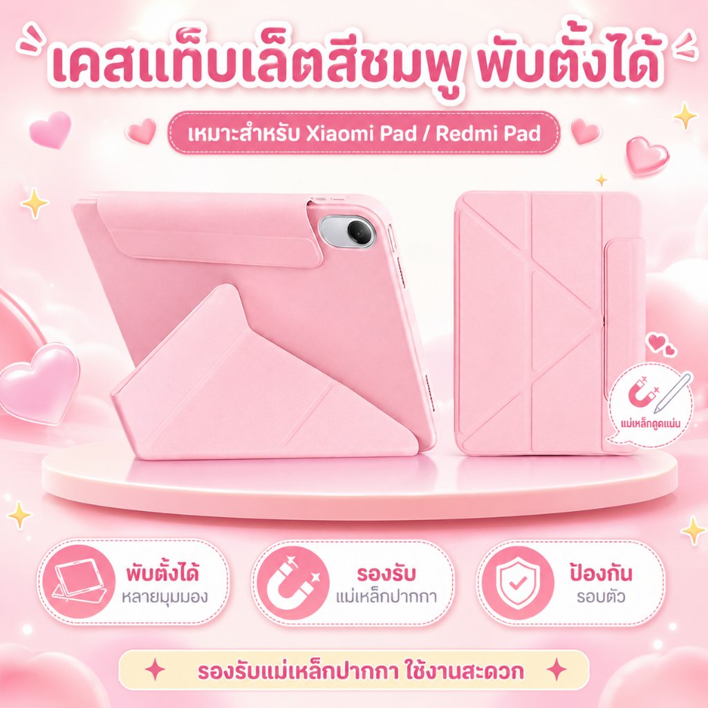ใช้สำหรับ เคส Redmi Pad 2 Redmi Pad SE 8.7/11 พับตัวY เคสแท็บแล็ต Xiaomi7/7pro Mi Pad 6/6pro