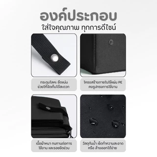 กระบะทรายแมวพกพา รุ่นCT25 กันน้ำ100% พับเก็บได้ มีฝาปิด สำหรับเดินทาง ทนทาน ไม่เสียทรง
