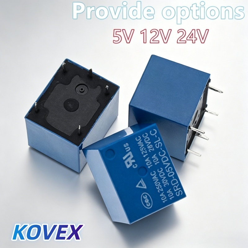 KOVEX รีเลย์ SRD-05VDC-SL- SRD-12VDC-SL-C SRD-24VDC-SL-C 5PINS 5 Pin 5V 24V 12V 10A 250VA