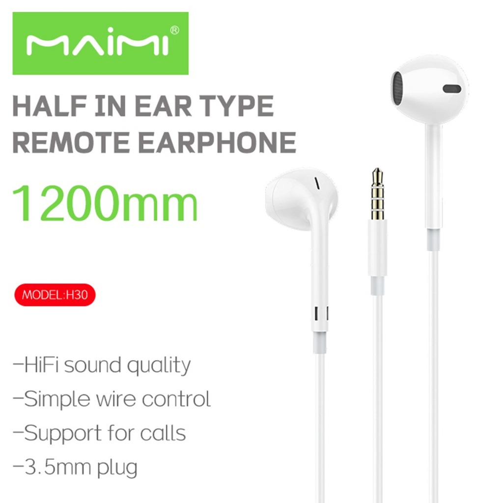 หูฟังมีไมค์ หูฟัง H30 โหมด DJ ร้องเพลง wesing หูฟังมีไมค์ แท้100% เบสหนัก EXTRA Bass stereo earphone