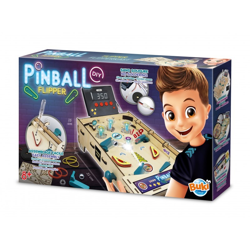 Buki France ตู้เกมพินบอล DIY Pinball Machine