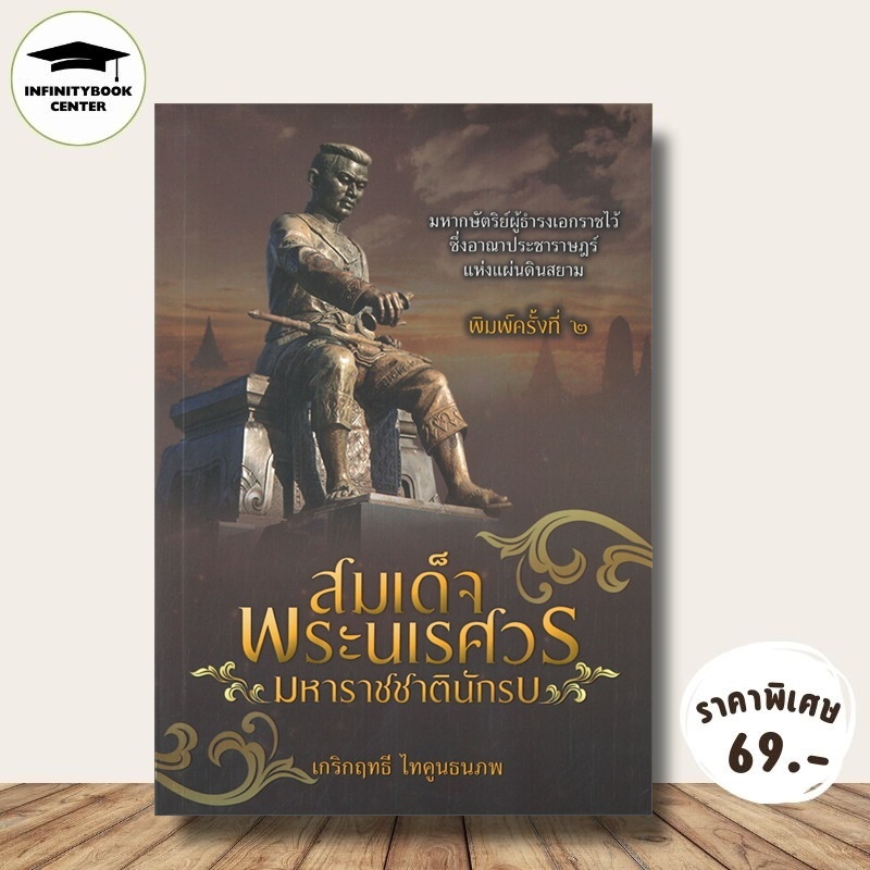 หนังสือ ราคา 159 บาท สมเด็จพระนเรศวร มหาราชชาตินักรบ : ประวัติศาสตร์ไทย ชีวประวัติพระมหากษัตริย์ กรุงศรีอยุธยา