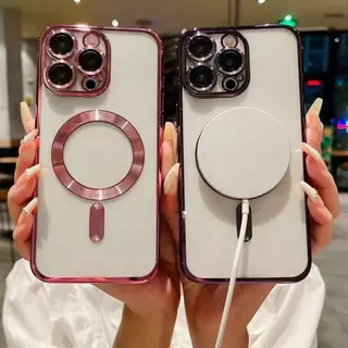 เคสใส แม่เหล็ก สำหรับรุ่น Xiaomi Redmi Note15 Note15Pro Note15ProPlus POCO M8 M8Pro กันกระแทก แม่เหล็กชาร์จไร้สาย