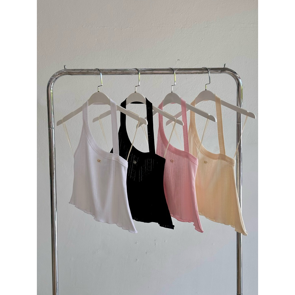 Rosalie top เสื้อคล้องคอเฉียงข้าง dowchawa🌸✨