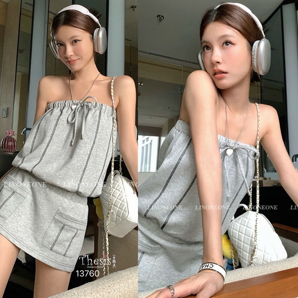 เสื้อเกาะอกยาวสมอคเอว