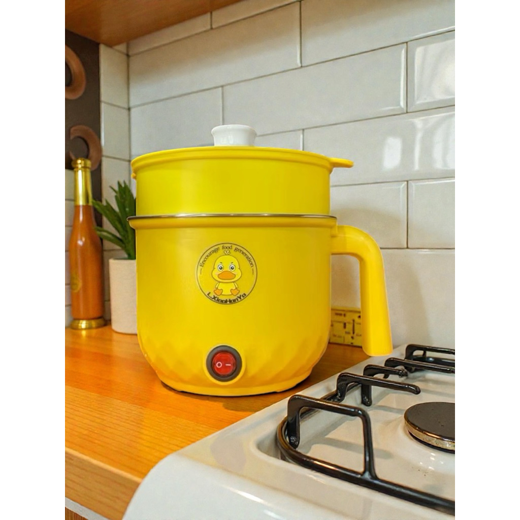 หม้อลายเป็ด 1.8L หม้อต้มชาบู หม้อไฟฟ้าอเนกประสงค์