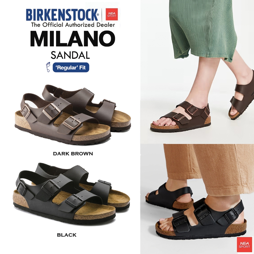 [รีบเก็บ ตัวนี้นานๆได้ของที] BIRKENSTOCK MILANO BF - Sandals รองเท้ารัดส้น ชายและหญิง