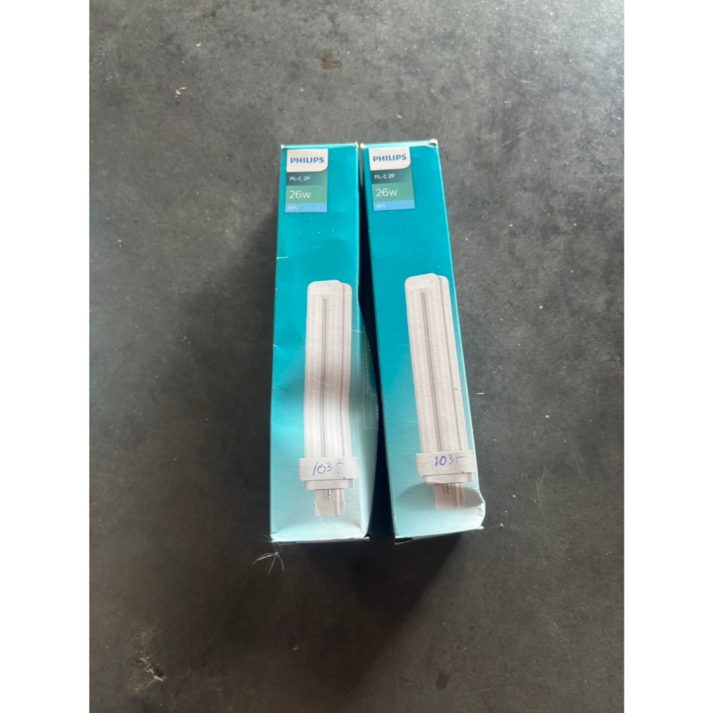 Philips หลอดตะเกียบ ฟิลิปส์ PL-C 2P สินค้าไม่มีกล่อง(ตำหนิ) ลด 40%